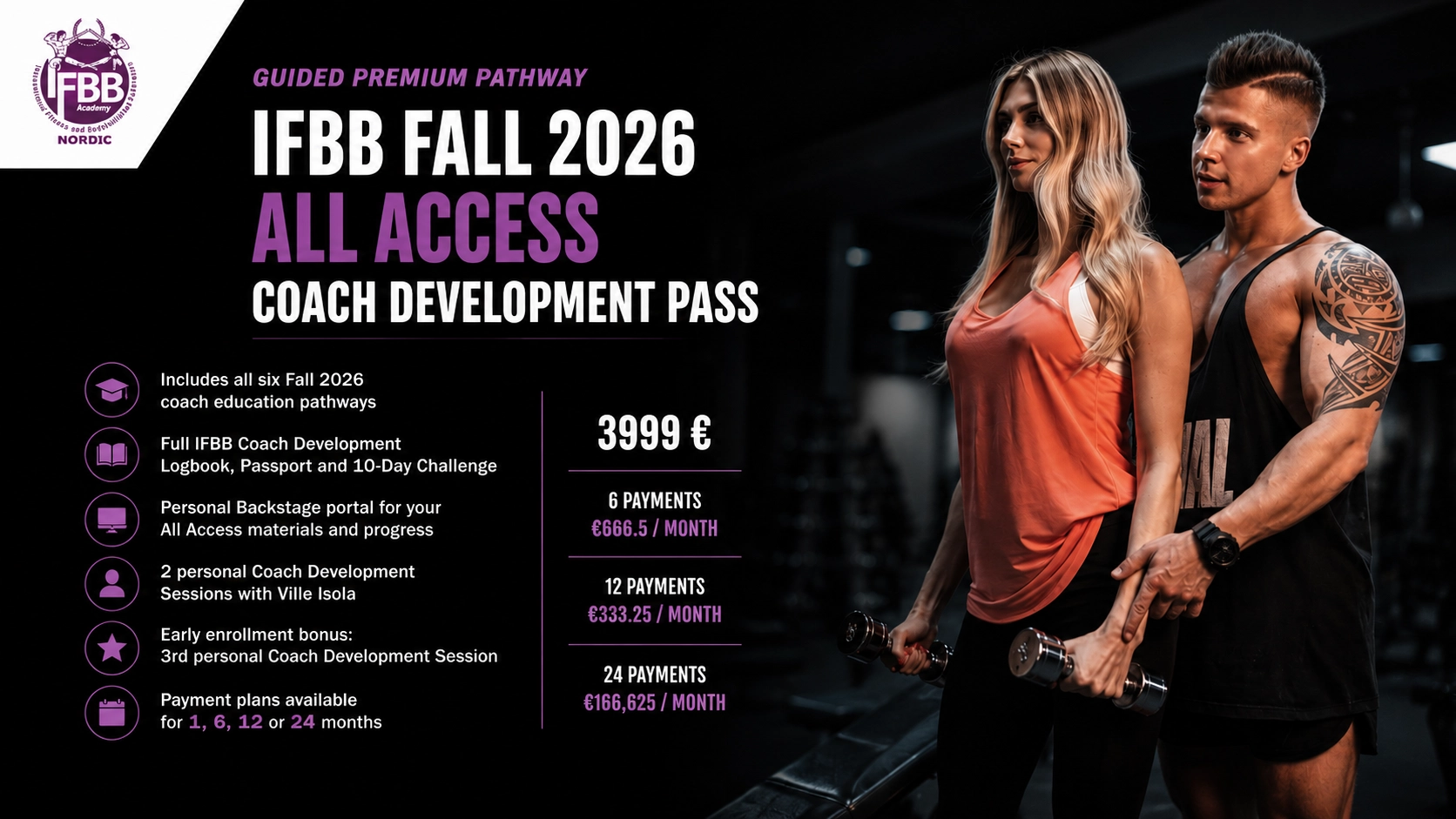 IFBB Syksy 2026 All Access -passi
